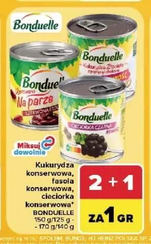 Kukurydza konserwowa Bonduelle +2 warianty