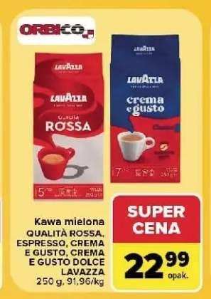 Kawa mielona Qualità Rossa Lavazza +3 warianty
