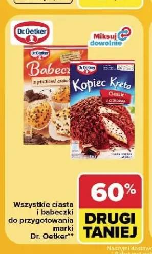 Ciasta i babeczki do przygotowania Dr. Oetker +2 warianty