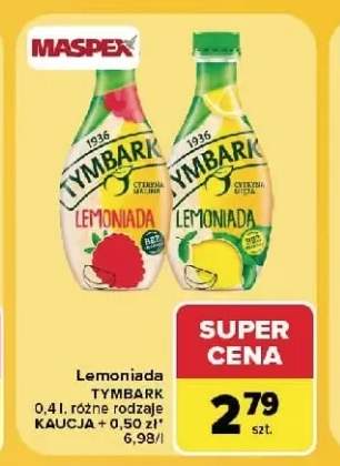 Lemoniada Tymbark cytryna malina +1 wariant