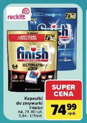 Kapsułki do zmywarki Finish