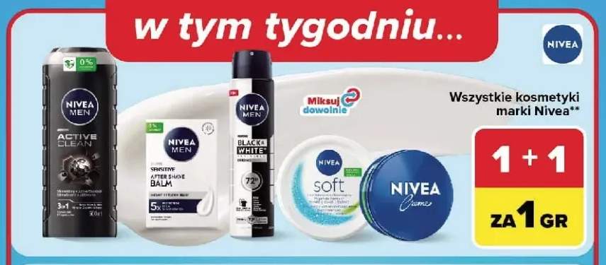 Kosmetyki marki Nivea +5 wariantów