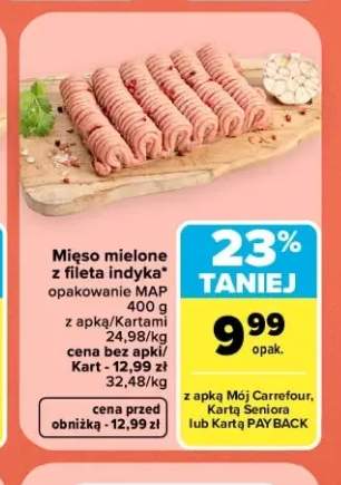 Mięso mielone z fileta indyka