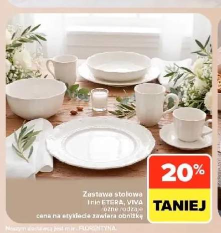 Zastawa stołowa linia Etera +1 wariant