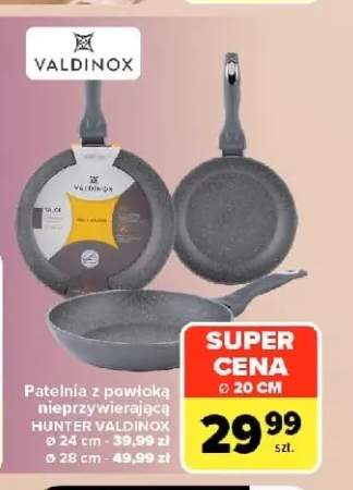 Patelnia z powłoką nieprzywierającą Hunter Valdinox Ø20 cm +2 warianty