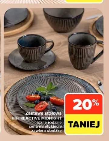Zastawa stołowa linia Reactive Midnight