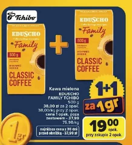 Kawa mielona Eduscho Family Tchibo