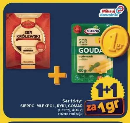 Ser żółty w plastrach Sierpc +3 warianty