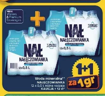 Woda mineralna Nałęczowianka 12-pak 500 ml