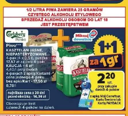 Piwo Kasztelan 4-pak +1 wariant