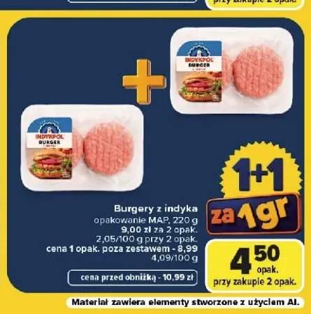Burgery z indyka Indykpol
