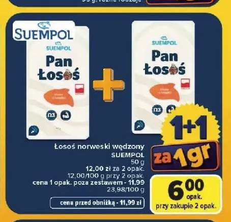 Łosoś norweski wędzony Suempol