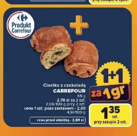 Ciastko z czekoladą Carrefour