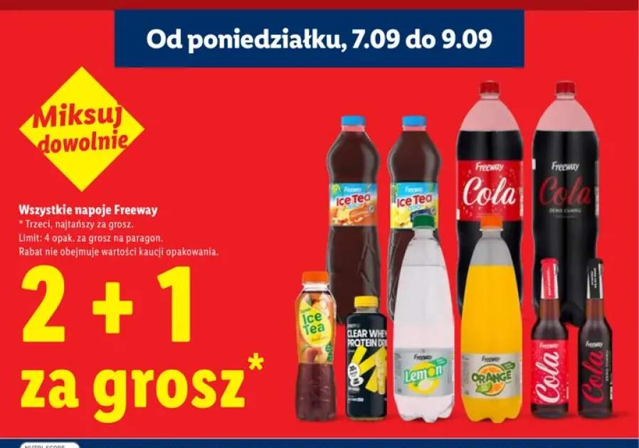 Napoje Freeway +8 wariantów