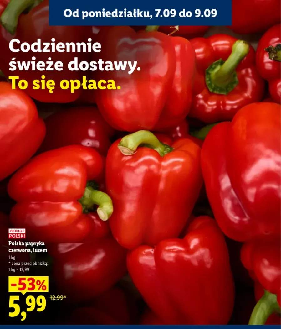 Papryka czerwona polska luzem