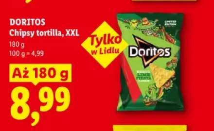 Chipsy tortilla XXL Doritos