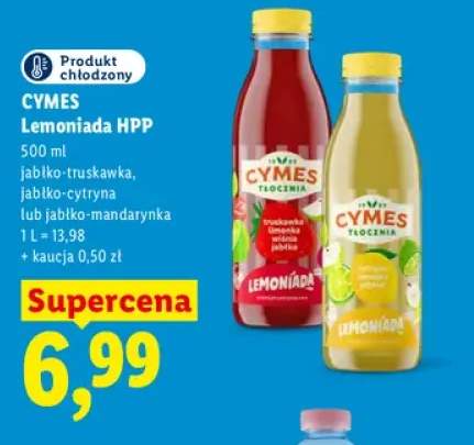 Lemoniada HPP jabłko-cytryna Cymes +2 warianty