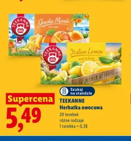 Herbatka owocowa Grecka Morela Teekanne +1 wariant