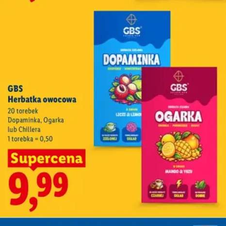 Herbatka owocowa Ogarka GBS +2 warianty