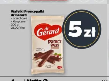 Wafelki Pryncypałki orzechowe Dr Gerard +1 wariant