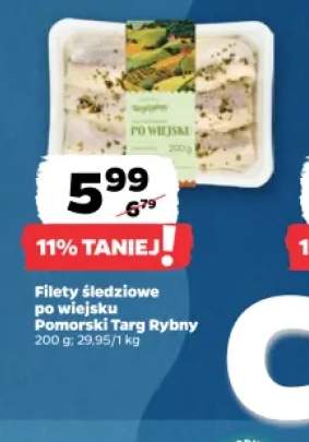 Filety śledziowe po wiejsku Pomorski Targ Rybny