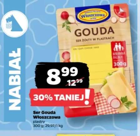 Ser gouda w plastrach Włoszczowa