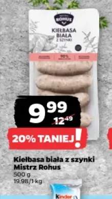 Kiełbasa biała z szynki Mistrz Rohus