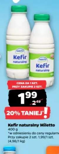 Kefir naturalny Miletto
