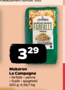 Makaron farfalle La Campagna +3 warianty