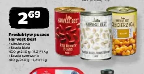 Ciecierzyca w puszce Harvest Best +2 warianty
