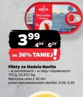 Filety ze śledzia w pomidorach Navito +1 wariant