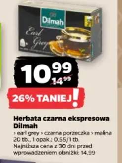 Herbata czarna ekspresowa Dilmah Earl Grey +2 warianty