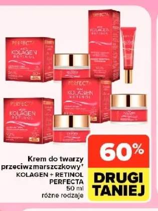 Krem do twarzy przeciwzmarszczkowy Kolagen + Retinol Perfecta