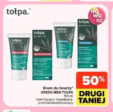 Krem do twarzy Green Men Tołpa nawilżająco-łagodzący +1 wariant