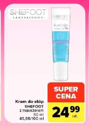 Krem do stóp SheFoot z masażerem