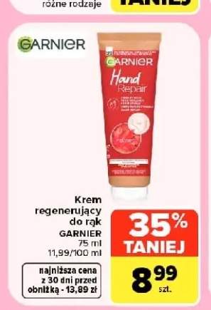 Krem regenerujący do rąk Garnier