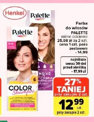 Farba do włosów Palette