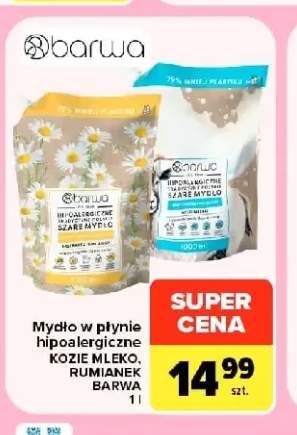 Mydło w płynie hipoalergiczne kozie mleko Barwa +1 wariant