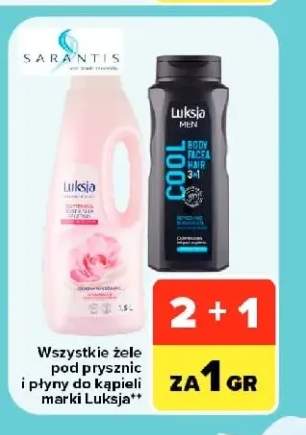 Żele pod prysznic i płyny do kąpieli marki Luksja +2 warianty