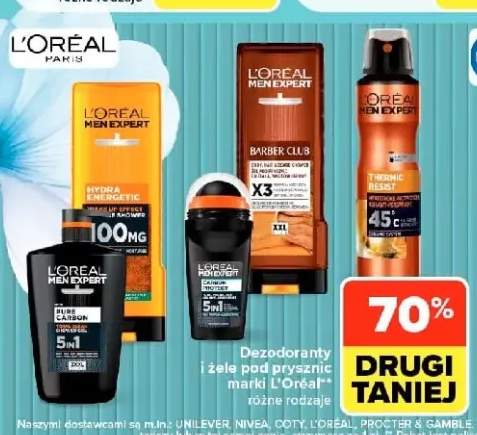 Dezodoranty i żele pod prysznic L'Oréal