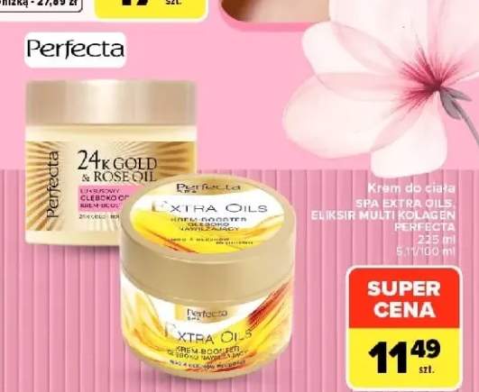 Krem do ciała Spa Extra Oils Perfecta +1 wariant