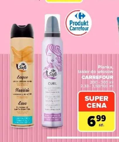Pianka do włosów Carrefour +1 wariant