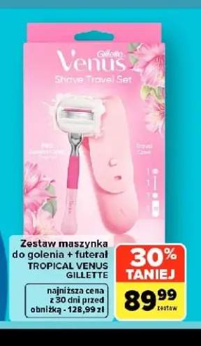 Zestaw maszynka do golenia + futerał Tropical Venus Gillette