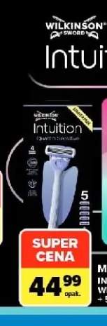 Maszynka do golenia Intuition Quattro Sensitive + 5 wkładów Wilkinson Sword