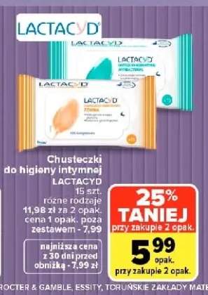 Chusteczki do higieny intymnej Lactacyd
