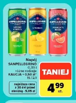 Napój Sanpellegrino Limonata +2 warianty