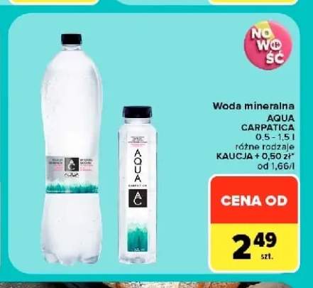 Woda mineralna Aqua Carpatica