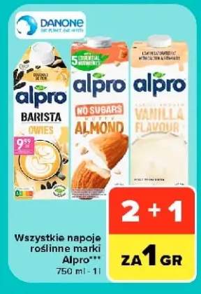 Napoje roślinne marki Alpro +3 warianty