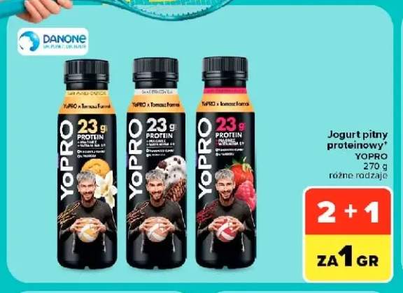 Jogurt pitny proteinowy wanilia-ciasteczko YoPRO +2 warianty