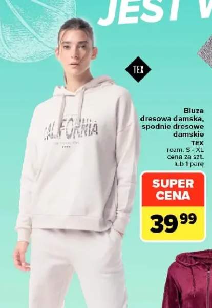 Bluza dresowa damska TEX +1 wariant